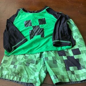 Minecraft Boys Swim Set